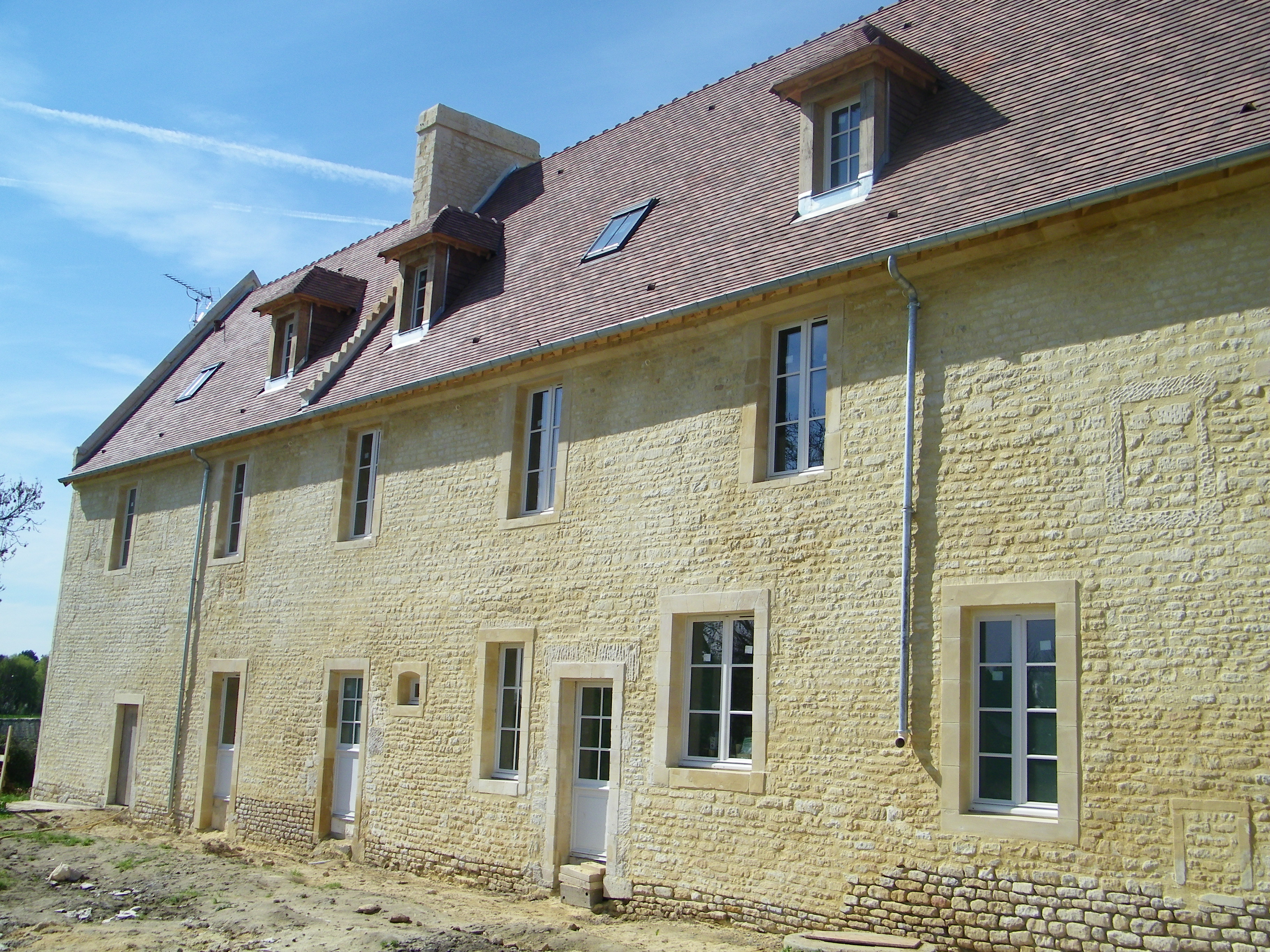 Réhabillitation de maison ancienne dans la Loire