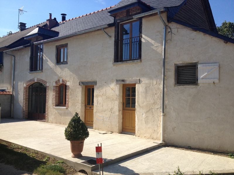 Enduit à la chaux taloché dans la Loire